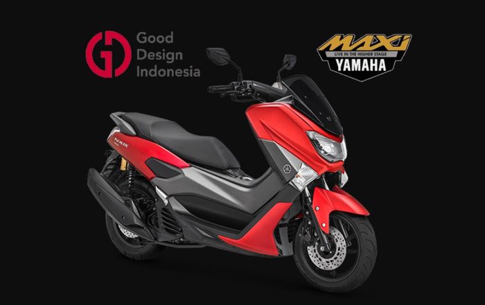 Yamaha NMAX dengan warna Matte Red