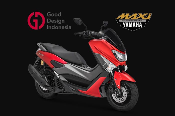 Yamaha NMAX dengan warna Matte Red