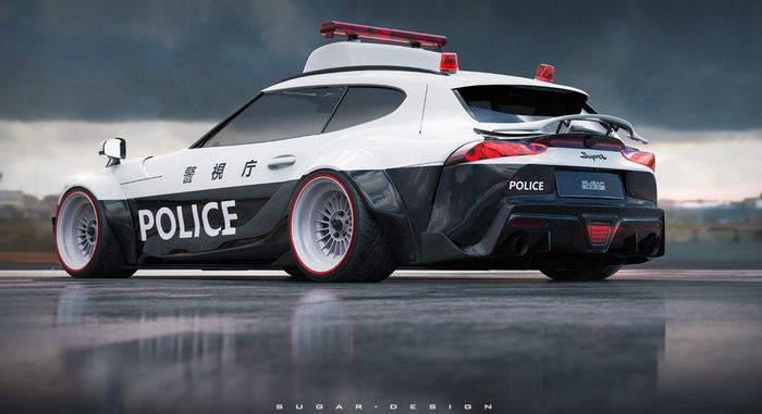 Toyota GR Supra jadi mobil polisi Jepang