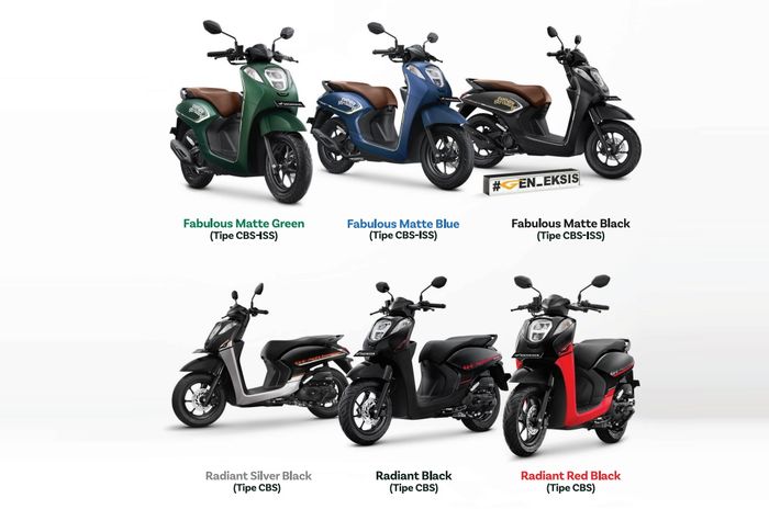 Pilihan warna Honda New Genio