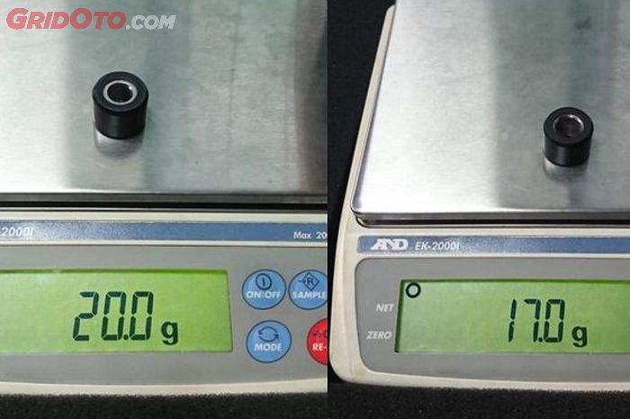 Ini Efek negatif pakai roller CVT motor matic yang terlalu enteng 