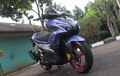 Modifikasi Yamaha Aerox ala Mahasiswa, Bodi Elegan Kaki-kakinya Menor