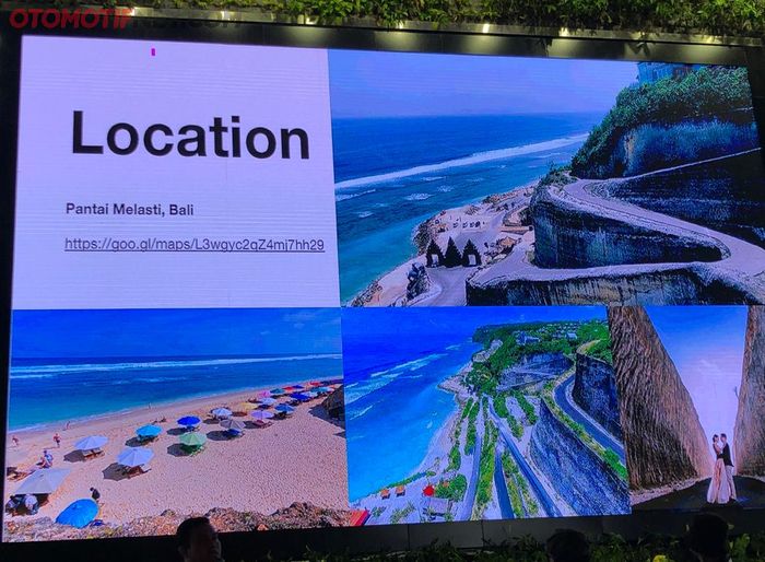 Pantai Melasti, Bali dipilih sebagai destinasi