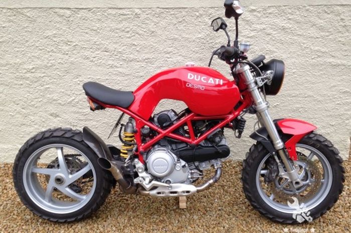 Ducati Multistrada 1000DS custom scrambler besutan Scott Stansfield