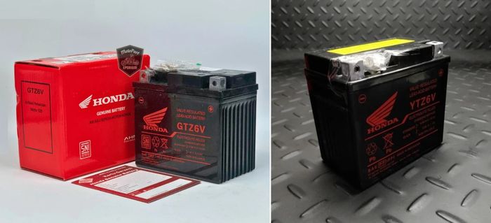 Dua tipe aki HGP orisinil untuk Honda Scoopy