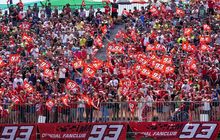Tribun Fans Marc Marquez Disiapkan Untuk MotoGP Mandalika 2022, Fans Vinales Tak Mau Kalah