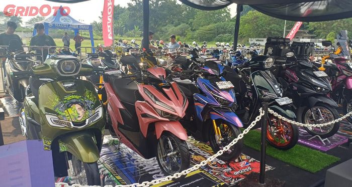 Mayoritas peserta mengusung gaya modifikasi harian