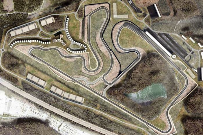 Layout KymiRing yang rencana menggelar MotoGP Finlandia 2022 tapi dibatalkan