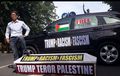 Giliran Mobil Honda CRV Ditempel Besar Stiker "Trump Racism & Fascism"