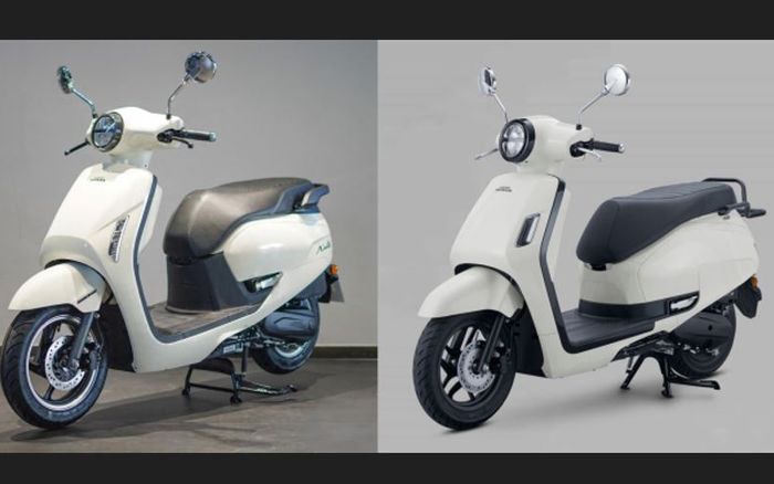 perbandingan tampilan Honda NS125LA lama (kiri) dan baru (kanan)