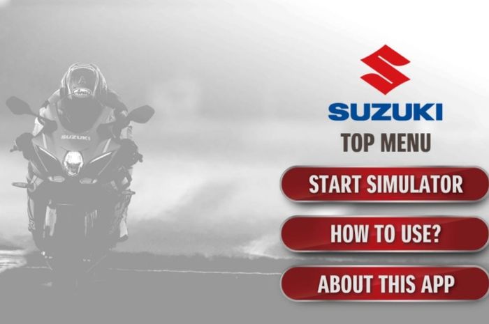 Suzuki rilis aplikasi simulator