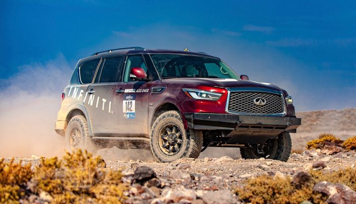 Modifikasi Infiniti QX80 untuk ajang The Rebelle Rally 2020