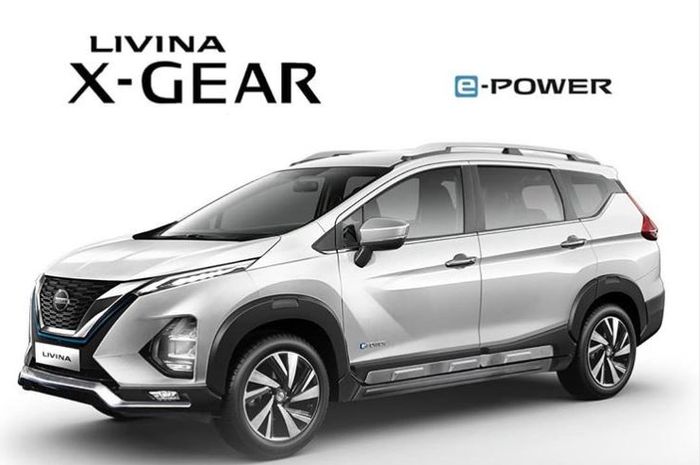 Rendering Nissan Livina X-Gear sebagai kembaran Xpander Cross