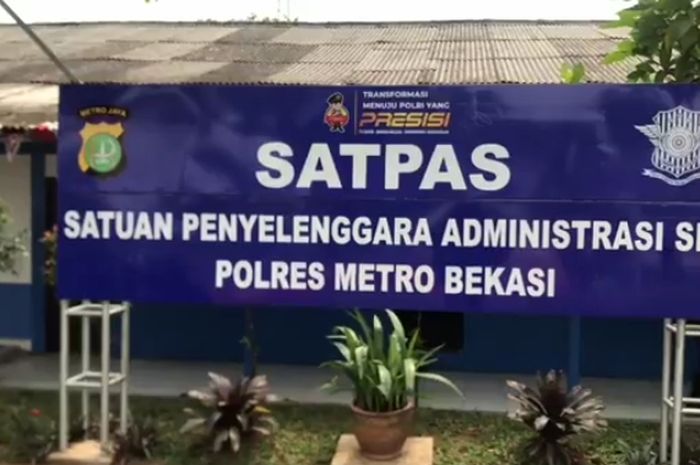 Satpas SIM polres Metro Bekasi