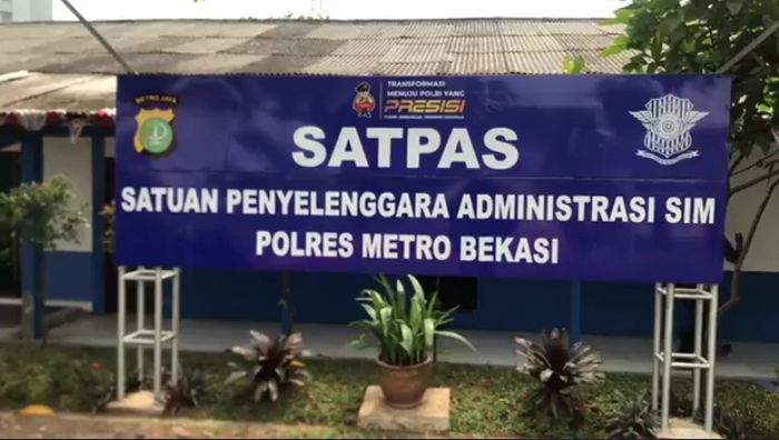 Satpas SIM polres Metro Bekasi