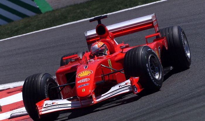 Mobil yang dipakai Michael Schumacher di Formula 1 2001