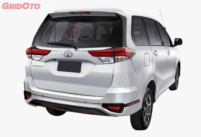 Prediksi desain sektor buritan Toyota Avanza baru