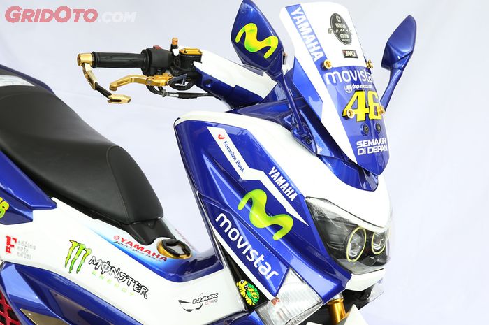 Yamaha NMAX Livery Movistar MotoGP