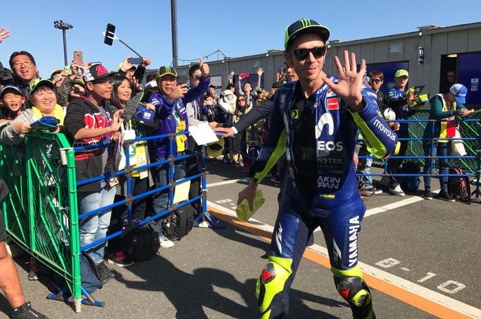 Valentino Rossi beberkan setting M1 di Jepang dan Thailand