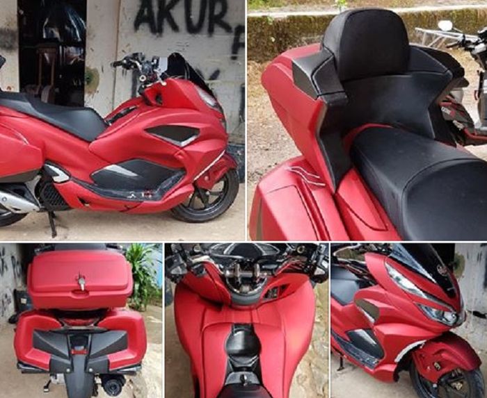 Tampilan Honda PCX 150 jadi makin gambot.