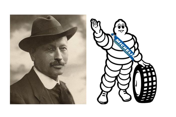 Marius Rossillin alias O Galop, pencipta maskot Michelin