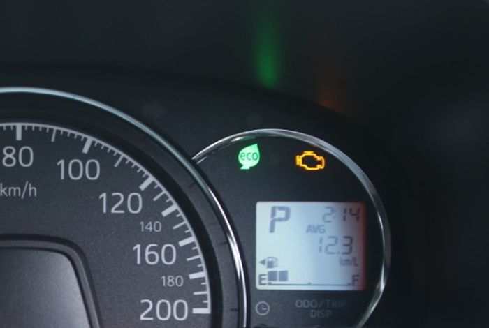 Eco Indicator di Toyota Agya 