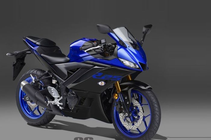 Desain paten Yamaha R25 facelift setelah diberi warna