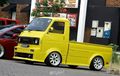 Suzuki Carry Truntung Dimodif Elegan, Pikap Tua Tapi Gayanya Kekinian