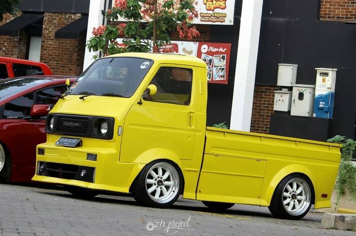 Modifikasi pikap Suzuki Carry Truntung dengan gaya kekinian