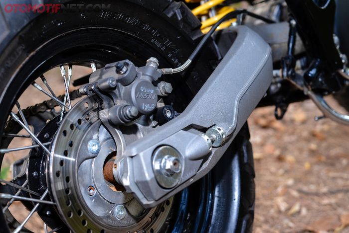 Lengan ayun Ducati yang paling bikin repot Thunder 250 ini