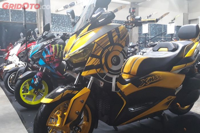 Peserta Customaxi Yamaha Makassar 2018 kelas XMAX 250