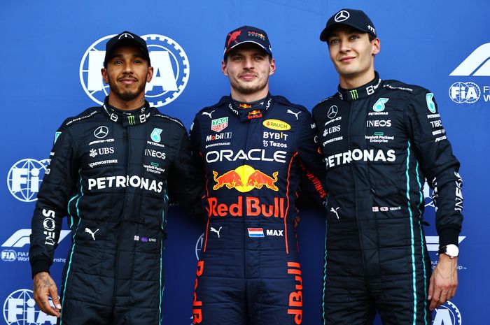 Max Verstappen meraih pole position F1 Meksiko 2022, mengalahkan duo tim Mercedesm George Russell dan Lewis Hamilton
