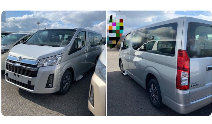 Tampilan fascia Toyota Hiace baru 