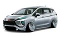 Begini Tampang Mitsubishi Xpander Pakai Camber Ekstrem