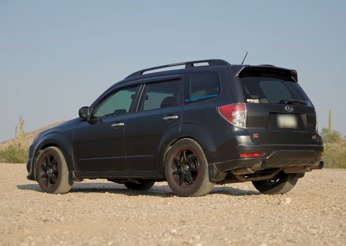 Modifikasi Subaru Forester lawas masih dibiarkan standar eksteriornya