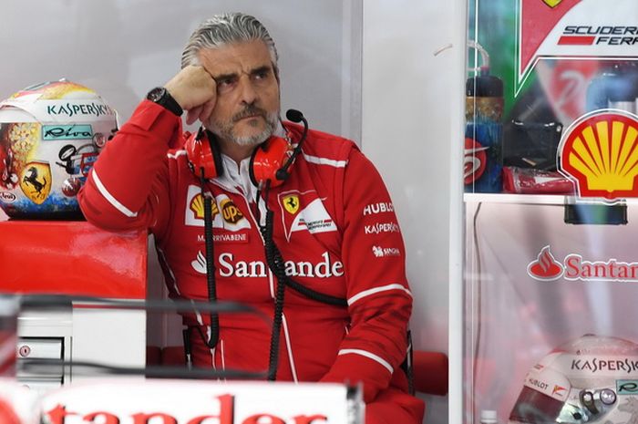 Maurizio Arrivabene diduga terlibat perselisihan dengan direktur teknik Mattia Binotto di musim F1 2018