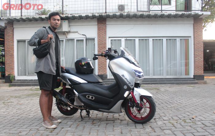 Bro Teddy dengan Yamaha All New NMAX modifikasinya