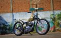 Kawasaki W175 Sisa Mesin, Sasis Custom Terinspirasi Chopper Inggris