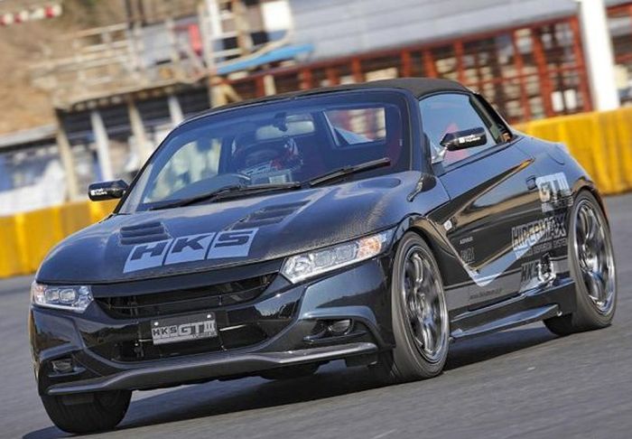 Modifikasi Honda S660 kena paket upgrade performa buatan HKS, Jepang