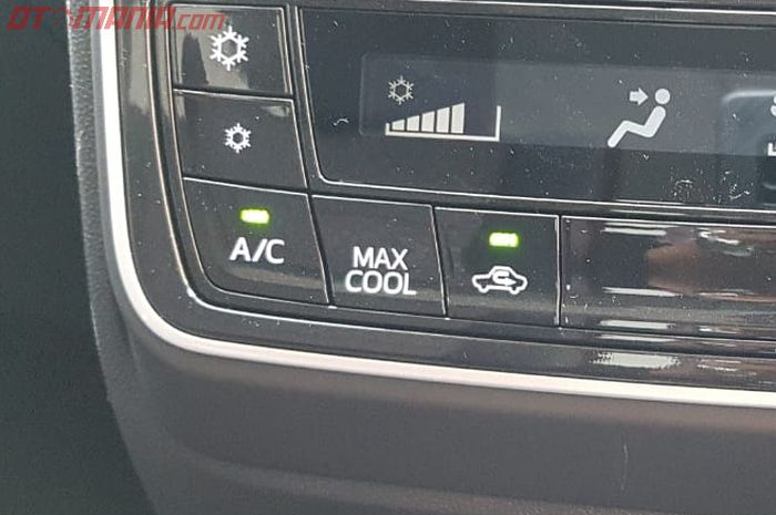 Tombol MAX COOL yang Berada di AC Digital Toyota Avanza dan Toyota Veloz Terbaru