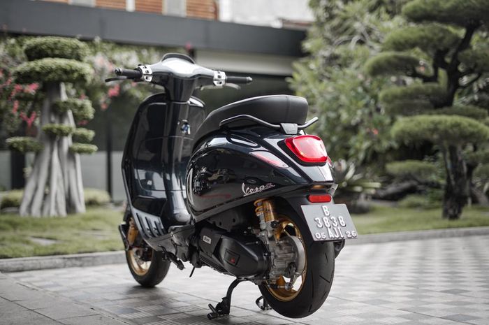 Efek istri ngidam, Vespa Sprint 150 modifikasi punya aksesoris kece