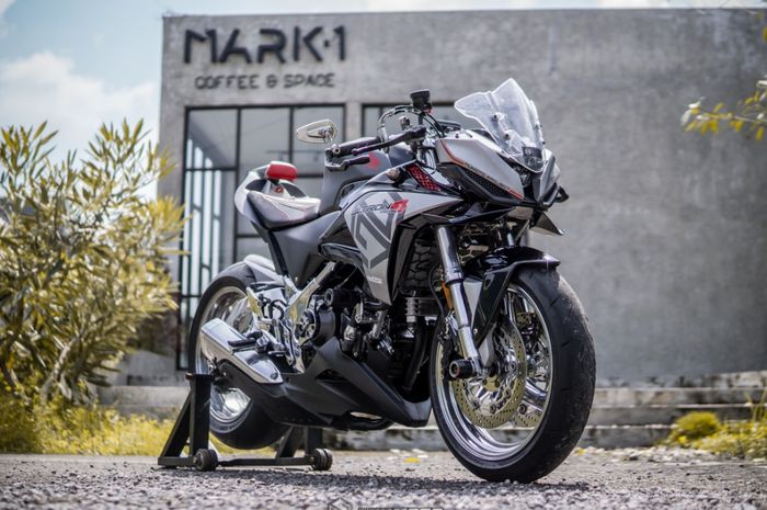 Honda CBR250R custom bodi naked bike tampil gahar