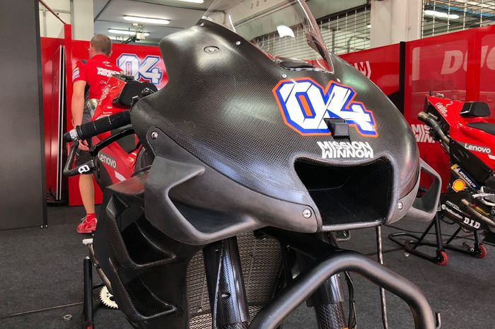 Fairing aerodinamis baru Ducati di GP19 milik Andrea Dovizioso