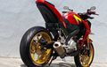 Begini Resep Bikin Yamaha V-Ixion Muat Dijejali Swingarm R25 Plus Pelek Gambot