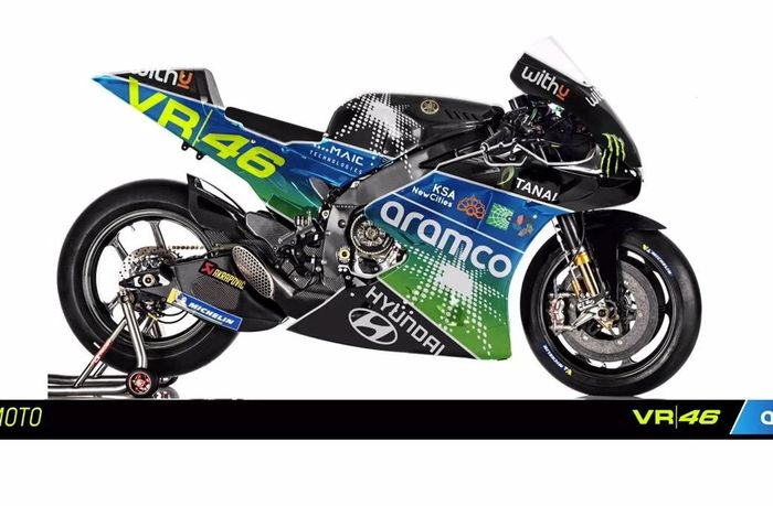 Inilah purwarupa livery motor MotoGP tim VR46 milik Valentino Rossi di MotoGP 2022