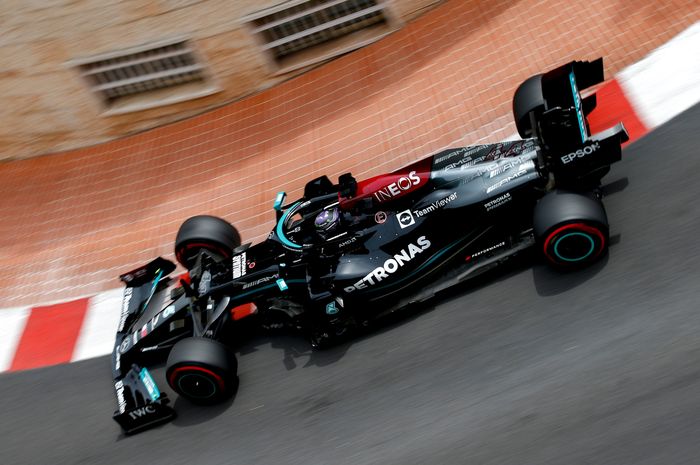 Tim Mercedes ambyar di balapan F1 Monako 2021 di sirkuit Monte Carlo, Lewis Hamilton komentar begini
