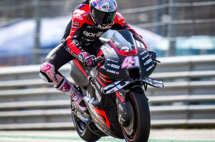 Aleix Espargaro ungkap alasan gagal podium di MotoGP Jerman 2022.