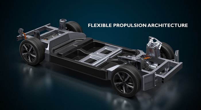 Platform mobil listrik modular kolaborasi Italdesign dan WIlliams Advanced Engineering.