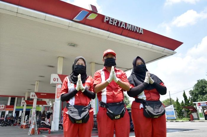 Ilustrasi SPBU Pertamina 