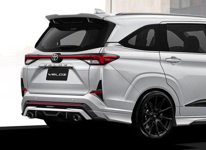 Tampilan belakang modifikasi All New Toyota Veloz garapan Ter Studio